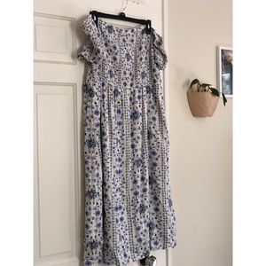 Off Shoulder Floral Dress